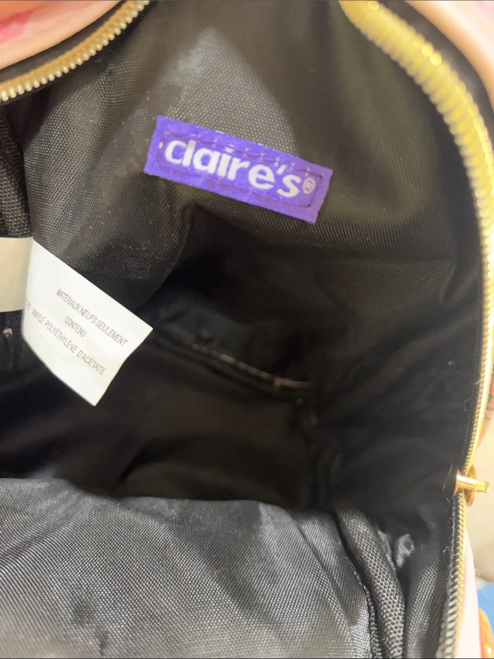 Claire's Pink Strawberry Mini Backpack